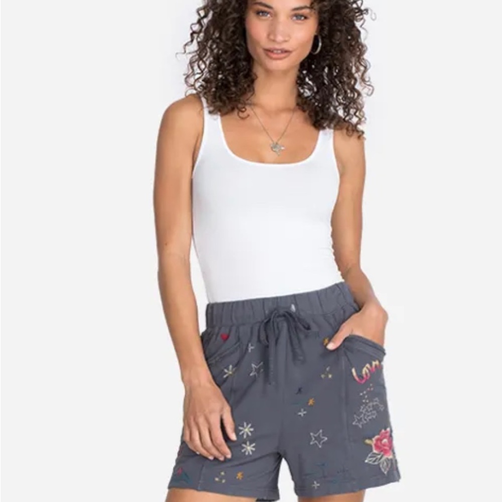 NWOT Johnny Was Kai‎ French Terry Shorts!